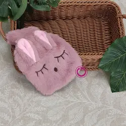 کیسه آبگرم پشمی طرح خرگوش | شفتالو