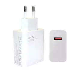 آداپتور 67 وات توربو شارژ ثانیه شمار شیائومی