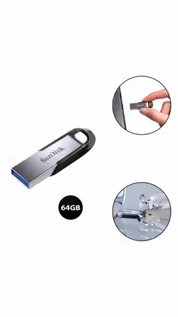 فلش 64گیگ san disk