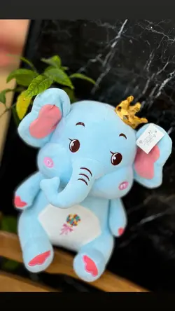 عروسک فیل تاجدار