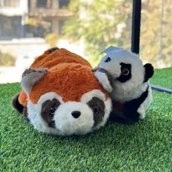 عروسک راکون پاندا دو چهره