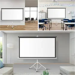 پرده نمایش ویدئو پروژکتور اسکوپ پایه دار 250*250