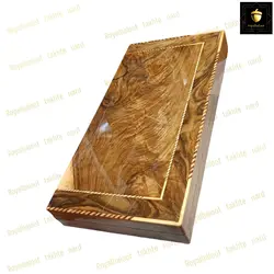 خرید تخته نرد تک بازی ریشه گردو 66 سانتی رویال بلوط