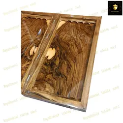 خرید تخته نرد تک بازی ریشه گردو 66 سانتی رویال بلوط