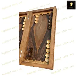 خرید تخته نرد منبت طرح پرسپولیس  رویال بلوط