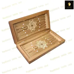 خرید تابلو تخته نرد منبت بته جقه چوب گردو کد159 | رویال بلوط