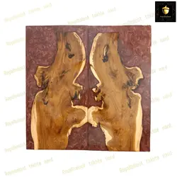 خرید تابلو تخته نرد ریشه گردو رزین تک بازی دور منبت کد 167 | رویال بلوط