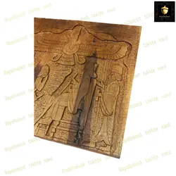 خرید تابلو تخته نرد منبت فروهر هخامنشی کد150 | رویال بلوط
