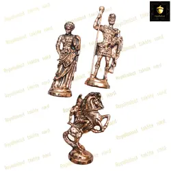 خرید مهره شطرنج فلزی جنگ صلیبی  رویال بلوط