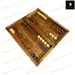 خرید تخته نرد گردو منبت ریشه  رویال بلوط