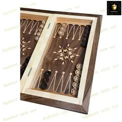 خرید تخته نرد گردو 55 سانتی رویال بلوط