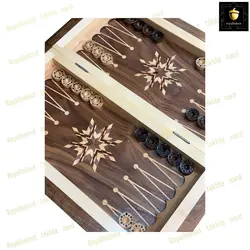 خرید تخته نرد گردو 55 سانتی رویال بلوط