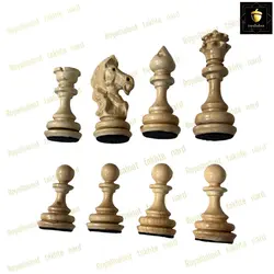 خرید مهره شطرنج گردو منبت  رویال بلوط