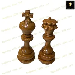 خرید مهره شطرنج گردو منبت  رویال بلوط