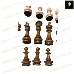 خرید مهره شطرنج چوبی  رویال بلوط