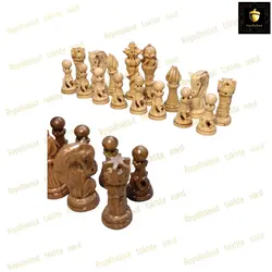 خرید مهره شطرنج منبت چوبی طرح اژدها کد 70 | رویال بلوط