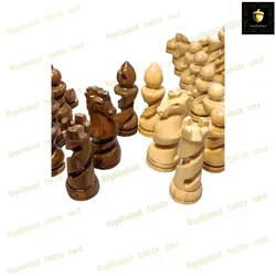 خرید مهره شطرنج منبت چوبی پیچی کد 69 | رویال بلوط