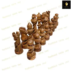 خرید مهره شطرنج منبت چوبی پیچی کد 69 | رویال بلوط