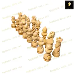 خرید مهره شطرنج منبت چوبی پیچی کد 69 | رویال بلوط