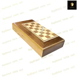 خرید تخته نرد روکش گردو معرق سایز 40 سانتی | رویال بلوط