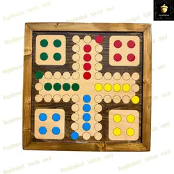 خرید منچ و مارپله چوبی معرق رویال بلوط