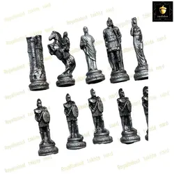 خرید مهره شطرنج پلی استر مدل رومی  رویال بلوط