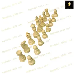 خرید مهره شطرنج کیفی فدراسیونی  رویال بلوط