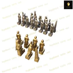 خرید مهره شطرنج پلی استری مصری 2 کد 76 | رویال بلوط