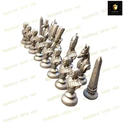 خرید مهره شطرنج پلی استری مصری 1 کد 75 | رویال بلوط