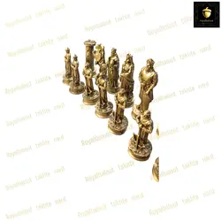 خرید مهره شطرنج پلی استری طرح جنگ صلیبی کد 74 | رویال بلوط