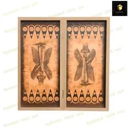 خرید تخته نرد ام دی اف طرح کوروش 2 رویال بلوط