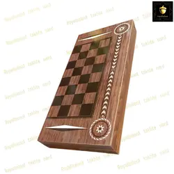 خرید تخته نرد ام دی اف طرح چوب کد154 | رویال بلوط