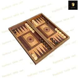 خرید تخته نرد ام دی اف طرح بلوط کد 153 | رویال بلوط