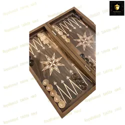 خرید تخته نرد ام دی اف طرح کلاسیک یک کد 8 | رویال بلوط