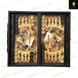 خرید تخته نرد چرمی طرح کوروش کبیر کد 4 | رویال بلوط