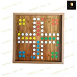 خرید منچ و مارپله کلاف ام دی اف طرح چوب کد 22 | رویال بلوط