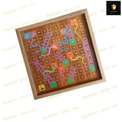 خرید منچ و مارپله کلاف ام دی اف طرح چوب کد 22 | رویال بلوط