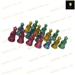 خرید  مهره  منچ  و  مارپله   رویال بلوط