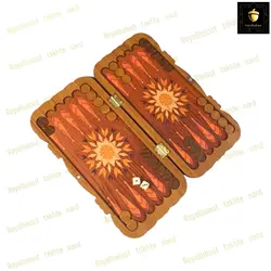 خرید تخته نرد مسافرتی سایز 24 × 24 کد 58 | رویال بلوط