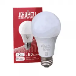 لامپ حبابی 12 وات ال ای دی روبان نور