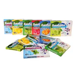 آبنبات مکیدنی اکالیپتوس سیم سیم 12 عددی