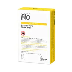 صابون گوگرد فلو مدل ضد قارچ و باکتری وزن 100 گرم
