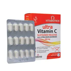 قرص اولترا ویتامین C 500 میلی گرم ویتابیوتیکس 60 عدد