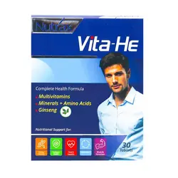 قرص مولتی ویتامین و مینرال ویتا هی نوتراکس آقایان 30 عدد