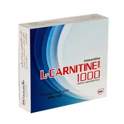 ویال خوراکی ال کارنیتین 1000 بنیان سلامت کسری