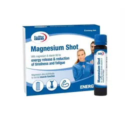 ویال خوراکی منیزیم شات یوروویتال 6 عدد