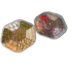 شیرینی مخلوط جعبه گرد حاج خلیفه علی رهبر یزد 840 گرمی