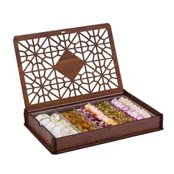 شیرینی مخلوط  طرح چوبی مشبک سنتی یزد  850 گرمی