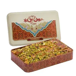 باقلوا 5 سیخ طرح جعبه فلزی کوچک  سنتی یزد