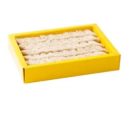 لوز بیدمشک طرح جعبه کادویی  سنتی یزد 410 گرمی